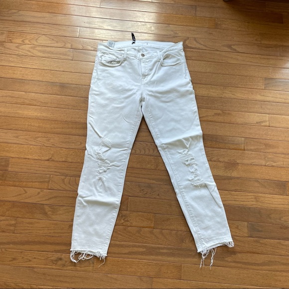 J BRAND CROPPED SKINNY JEANS IN DEMENTED - Picture 4 of 9